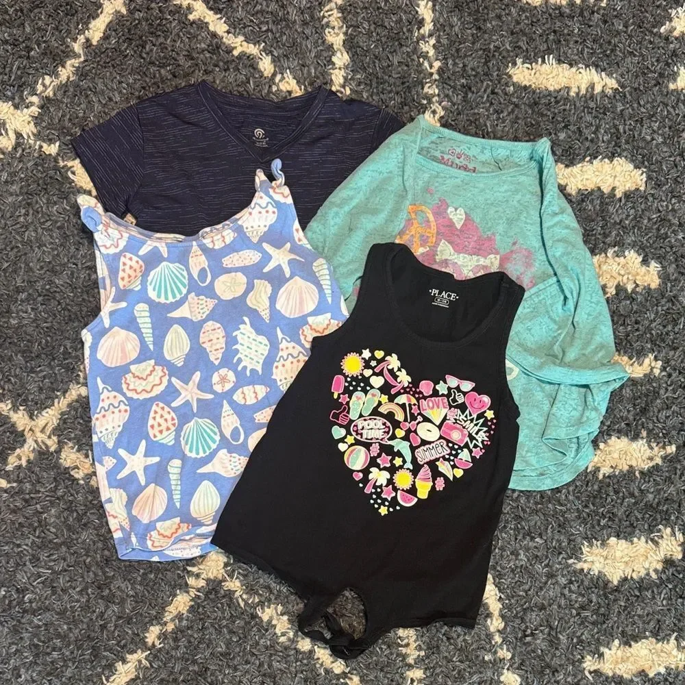 Bundle of 4 Girls Tops